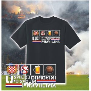 Kratka majica "PO NAŠIM PRAVILIMA"
